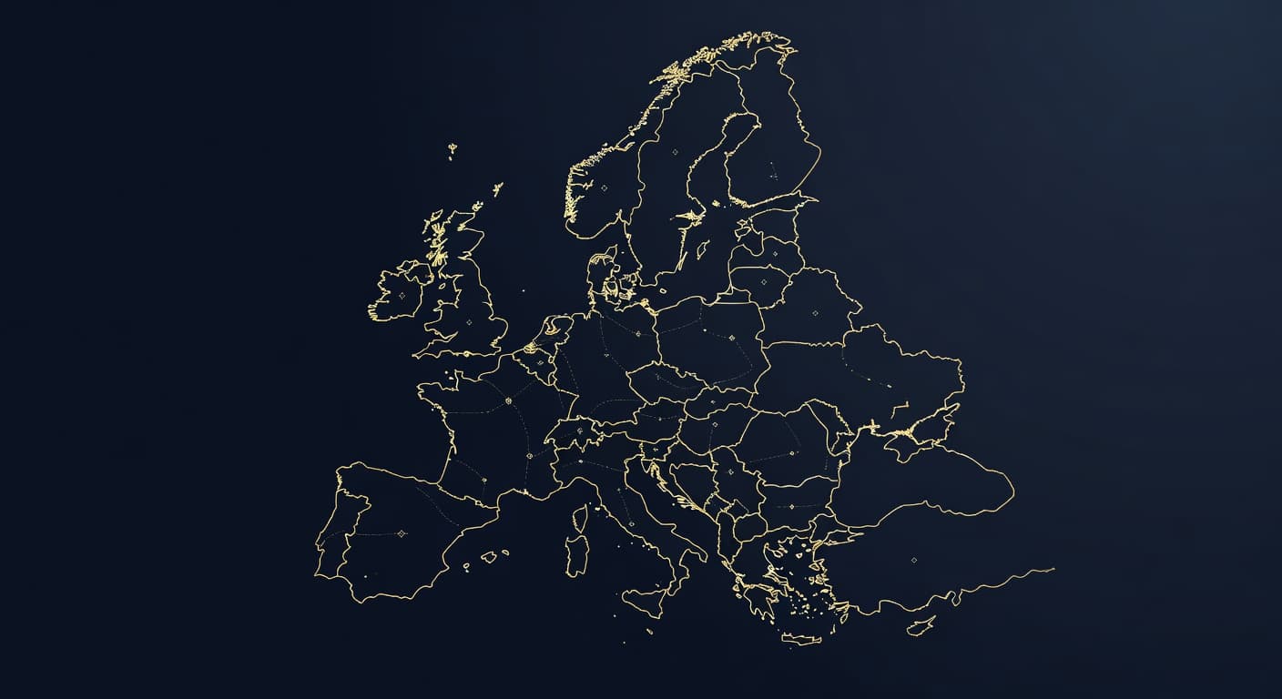Map of Domio markets across Europe